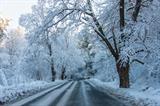 Icy road conditions