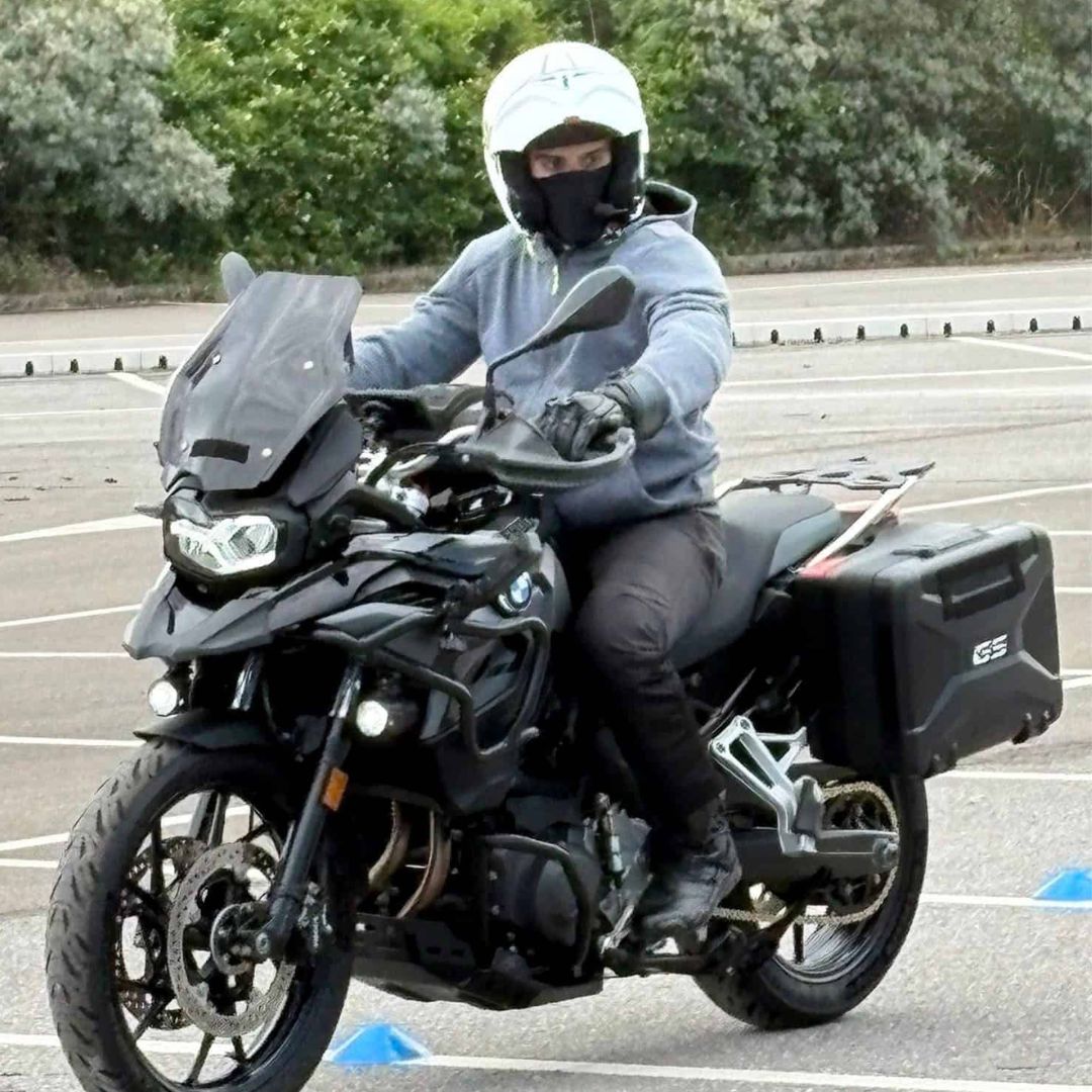 Aryan on his bike