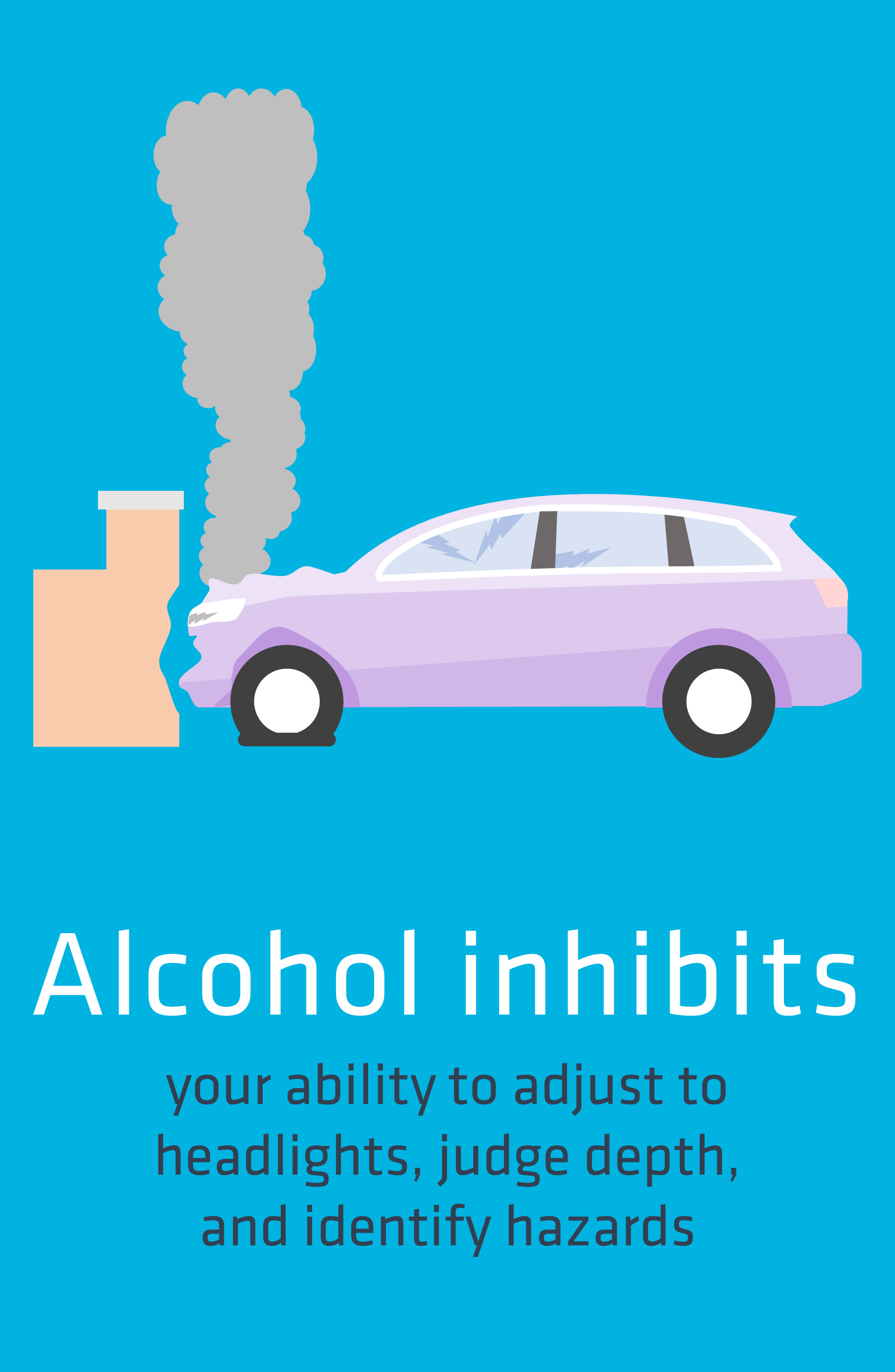 Alcohol inhibits