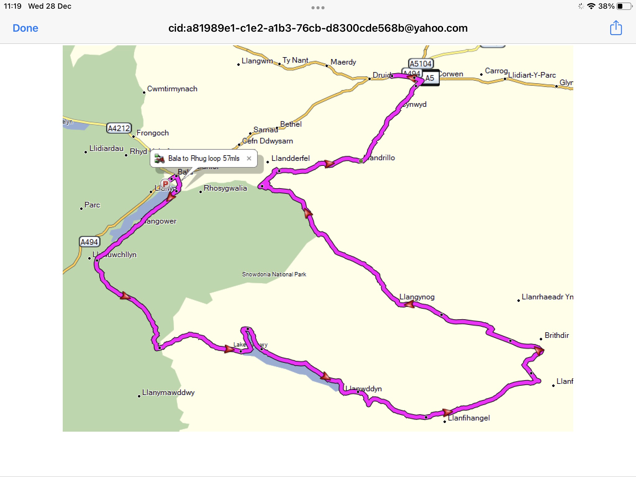 Rhug Estate to Bala via Lake Vyrnwy