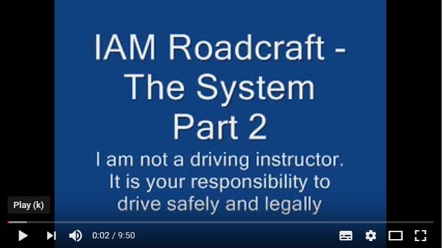 The Roadcraft System Part 2