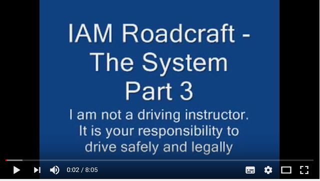 The Roadcraft System Part 3