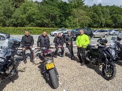 The final gang at Sutton Bank Visitor Centre